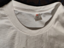 【京东直采】210g纯棉 圆领短袖t恤男 打底内搭卫衣秋冬服饰5折 白色（短袖） XL （125-140斤） 实拍图
