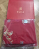 百丽丝水星家纺出品结婚四件套婚庆纯棉刺绣婚房套件大红色被套龙凤刺绣 实拍图