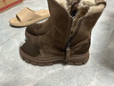 星期六雪地靴女冬季加绒加厚2025新款防滑防水东北女靴短靴百搭 卡其色 38 (240mm) 标准码 实拍图