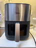 美的（Midea）空气炸锅蒸汽炎烤2.0免翻面26新款 0氟陶瓷涂层家用大容量6.5L 可视窗口烤箱蒸烤一体MF-KZC6518 实拍图