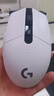 罗技（G）G304 LIGHTSPEED无线鼠标 游戏鼠标 轻质便携 绝地求生FPS鼠标英雄联盟LOL吃鸡 生日礼物 白色 实拍图