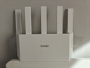 Tenda腾达路由器【千兆WiFi6+穿墙王】无线AX3000信号放大器增强家用Mesh限时补贴金榜一名云霄白立式 实拍图