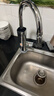 奥克斯（AUX）电热水龙头热水器加热水龙头快速热水变频恒温厨房下进水 【大屏数显】电镀银+漏保插头+万向喷头 实拍图