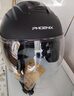 凤凰新国标A类3C认证电动车摩托车头盔双镜片防雾防风保暖哑黑 男女四季通用电瓶车3/4半盔冬季安全帽 实拍图