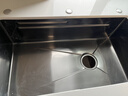 TOSO日式厨房水槽大单槽洗菜盆一体盆304不锈钢台上中下淘菜洗手碗池 米粒微晶5MM款-圆形抽拉龙头顶配 750*450MM 实拍图