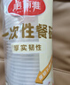 美丽雅一次性碗食品家用450ml*50只耐高温微波打包盒透明汤碗不带盖 实拍图