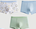 京东京造儿童内裤纯棉抗菌男童中大童平角内裤3条 萌宠小龙120 实拍图