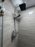 汉斯格雅飞雨花洒淋浴套装恒温沐浴增压家用浴室卫浴多功能智能数显电镀淋浴器 HS027电镀色-冷热四档+智能数显 实拍图