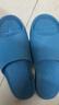 科柔（KENROLL）男女专业防滑浴室轻薄透气居家洗澡凉拖鞋 翠雀蓝 42-43(265mm) 实拍图