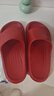 朴西香蕉船情侣凉拖鞋女浴室不易滑室内居家四季拖鞋男 红色 35-36 实拍图