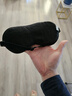 TA真丝眼罩桑蚕丝睡眠遮光透气男女士通用午睡觉舒适夏日冰凉感黑色 实拍图