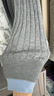 香影学院风miu系灰色针织开衫女2026春季新款绞花翻领假两件毛衣 浅灰 L 165/88A/110-125斤 实拍图