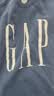 盖璞（GAP）男女装春款印花logo抓绒圆领卫衣合身上衣美版 灰蓝色 542214 M 美码 L亚洲码180/96A 【偏大，建议拍小一码】 实拍图