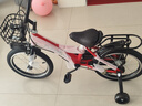 奥仕龙 儿童自行车3-4-5-6-7-8岁小孩单车宝宝脚踏单车男女孩小学生童车 【升级款红】旗舰版+加宽闪光轮 16寸 适合100-120cm 实拍图