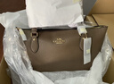 蔻驰（COACH）【品牌直供】女士GALLERY大号手提托特包深褐色CV402情人节礼物 实拍图