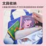 国誉(KOKUYO)小猪佩奇联名系列学生手提袋多功能手拎包文具收纳袋 蓝色 1个 WSG-KB7M01-1 实拍图
