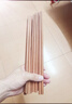 双枪红檀木筷子天然抗菌木筷 家用实木无漆无蜡筷子餐具套装10双 实拍图