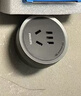 飞利浦（PHILIPS）明装轨道插座配件 环形氛围灯可移动墙壁旋转开关插座电力导轨插排插板插线板5孔插座适配器耀夜黑 实拍图