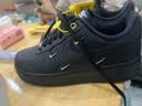 耐克NIKE女空军一号AF1 运动鞋HQ1180-001黑36 实拍图