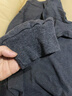 优衣库男装女装柔软圆领T恤/休闲长袖上衣479783 08 深灰色 4XL 实拍图