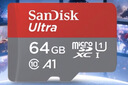 闪迪（SanDisk）64GB TF（MicroSD）内存卡 A1 U1 C10 至尊高速移动版存储卡 读速140MB/s 手机平板游戏机内存卡 实拍图