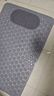 七七家浴室洗澡防滑地垫卫生间淋浴脚垫多功能按摩防摔垫子 灰色60*90cm 实拍图