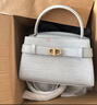 CHARLES&KEITH鳄鱼纹凯莉包手提包斜挎婚包包女包生日礼物CK2-50270880-1 实拍图
