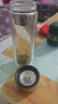 富光玻璃杯双层 带茶隔大容量隔热茶杯高档商务泡茶车载水杯透明杯子 实拍图