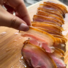 杨大爷柴火烟熏腊味四川风味特产咸肉五花川味腊肉1斤装500g 需烹饪食用 实拍图