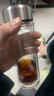 京东京造双层加厚玻璃杯 无铅高硼硅带茶隔水杯304茶隔泡茶杯男士360mL 实拍图