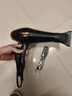 发廊专用吹风机吹头发大风力家用理发店大功率负离子静音速干护发吹风机 【蓝光护发】暗夜黑1300W三件套 实拍图
