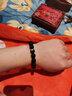 石玥珠宝精品10mm金沙天然黑曜石手串本命年转运珠佛珠水晶手链男女士款 实拍图