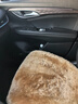 迪加伦 澳洲羊毛汽车坐垫 冬季毛绒汽车坐垫 羊皮毛一体 沙发座椅垫 车载车用坐垫 三件套-棕色 实拍图