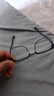 鲸逐痞帅斯文半框近视眼镜理工男学生防蓝光黑武士大框平光镜可配度数 磨砂黑 0度防蓝光平光镜 实拍图