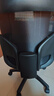 得力（deli）4900S 人体工学靠背办公椅/电脑椅/职员椅 可升降转椅舒棉坐垫 黑 实拍图