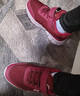足力健防滑老人鞋冬季新款加绒保暖棉鞋加厚雪地靴妈妈鞋9160 枣红 36 实拍图