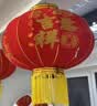 全品屋大红灯笼大门口挂的2026带灯春节新年装饰过年阳台led挂件一对装 【一对装】大红灯笼80 145cm 实拍图