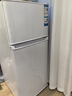 海尔（Haier）123L两门小冰箱二级能效黑金净化三档可调白色BCD-123GHTMZ0WV 实拍图