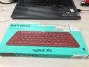 罗技（Logitech）时尚系列 K380 无线键盘 蓝牙办公键盘 女友 便携超薄键盘 笔记本键盘 红色 实拍图