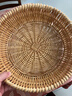 放包子馒头笸箩 藤编馍筐家用桌面收纳柳编面包水果篮馒头筐手工竹编织馒头框子 二号口35cm+笼屉布 实拍图
