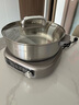 九阳（Joyoung）0涂层IH秒涮电火锅火锅专用锅电锅家用4-8人分体式可拆洗多功能电蒸锅不锈钢电煮锅6L火锅锅GN12 实拍图
