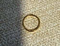 周六福（ZLF）  黄金戒指女硬金三生三世足金素圈指环 定价单个 沙面13号-0.85g 实拍图