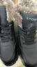 全洲狼 雪地靴男冬季新款东北棉鞋男大码抗寒防水加绒保暖轻便防滑靴子 黑色棉鞋-升级版 加绒 42 (260mm) 实拍图