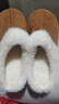 2026新款棉拖鞋女士秋冬季家居室内加绒保暖可爱少女心棉鞋外穿 8803-黄色 38 -39适合37-38 实拍图