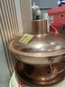 炊老爷 铜火锅碳电两用纯紫铜老式插电木炭铜锅火锅鸳鸯铜锅具涮肉暖锅 34CM遥控双味锅【6-8人】 实拍图