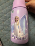 迪士尼（Disney）儿童保温杯礼盒双盖吸管婴儿水杯学生316不锈钢保温壶620ML艾莎 实拍图