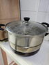 苏泊尔SUPOR好帮手304不锈钢双层复底28cm蒸锅燃气电磁炉通用蒸笼SZ28B5 实拍图
