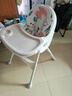 智贝宝宝餐椅可折叠便携式可坐可躺婴儿吃饭座椅儿童餐桌椅803-C沐粉 实拍图
