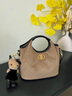 viney新款手提包包女包轻奢斜挎包高级感生日新年礼物送女友老婆 【卡其色】实用高档单肩包 小众品牌时尚百搭休闲洋气水桶包 实拍图
