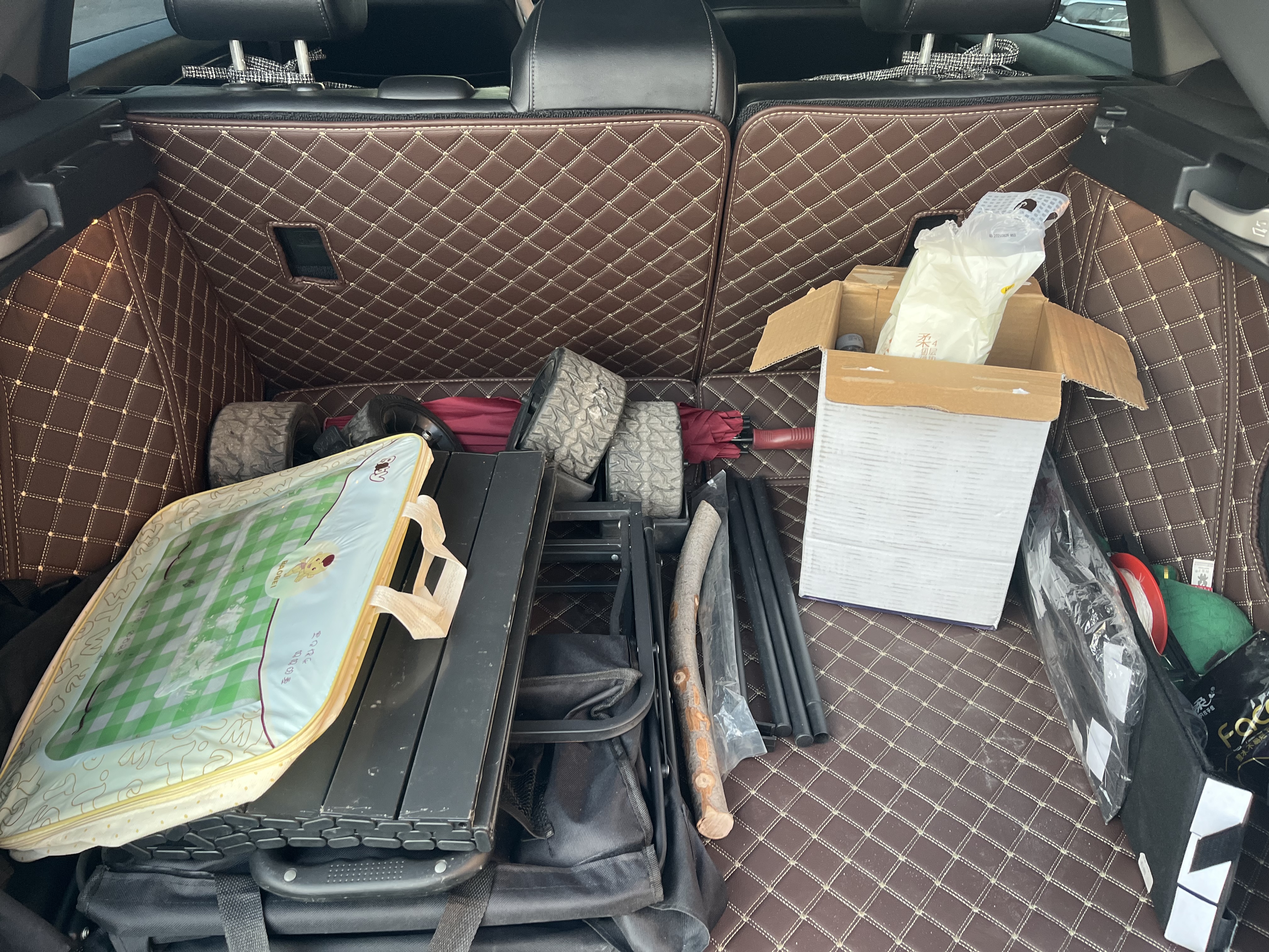 车丽友 汽车后备箱垫全包定制专用于奥迪Q5L奔驰GLC宝马X3理想L7尾箱垫 实拍图